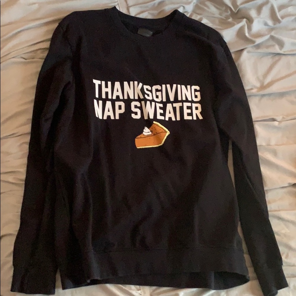 Kittenish thanksgiving nap sweater